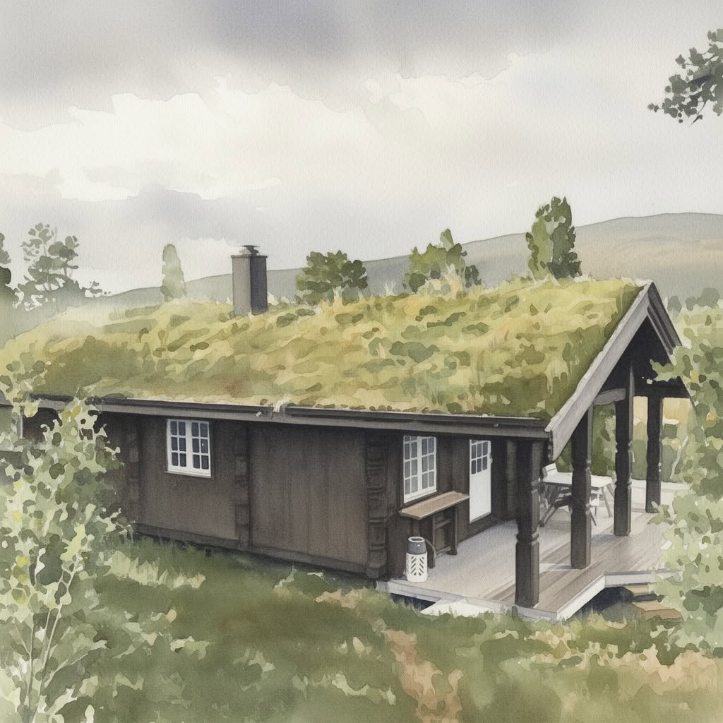 Personlige akvareller malt ut fra dine egne bilder